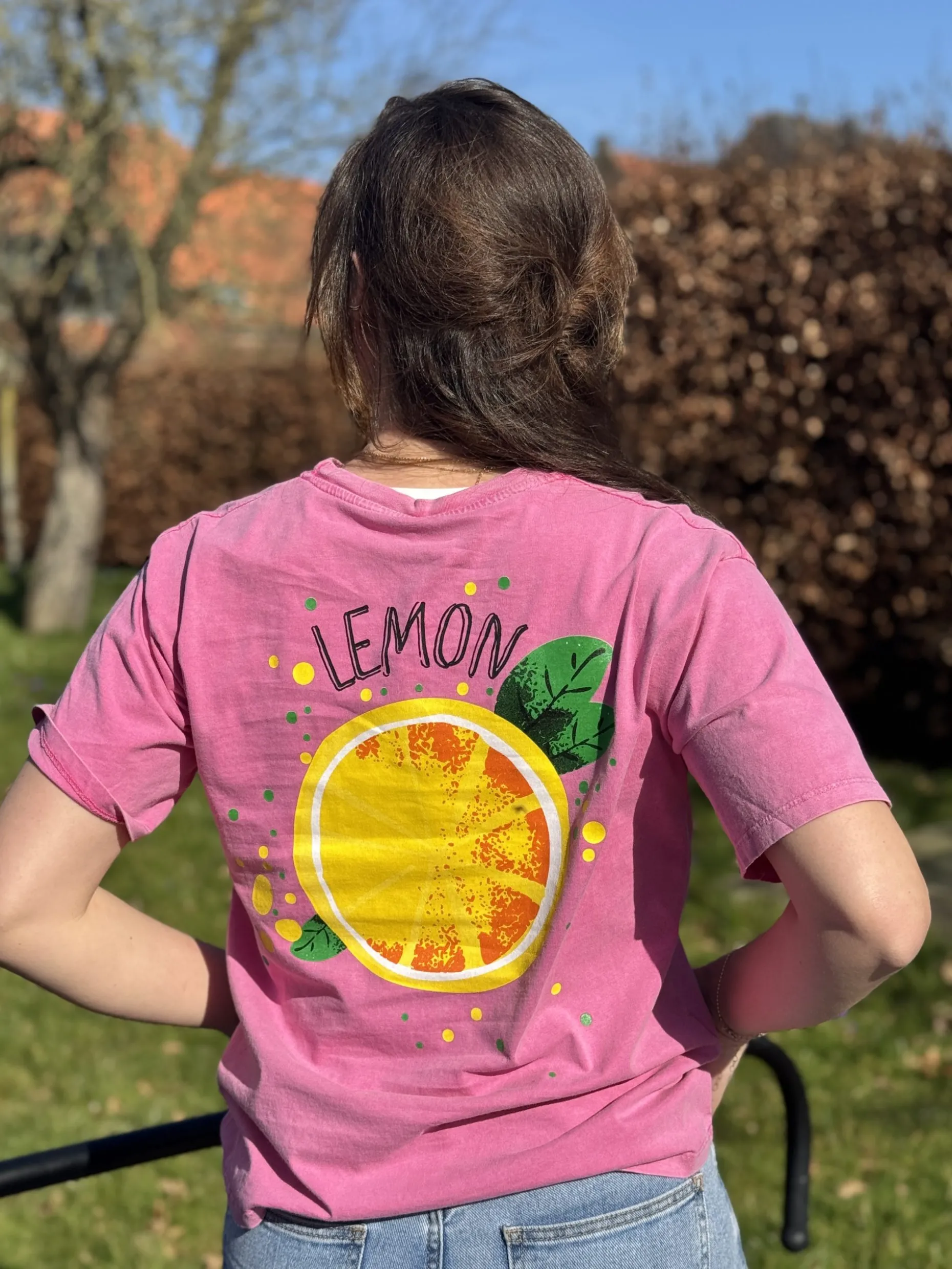 Shirtje Lemon roze