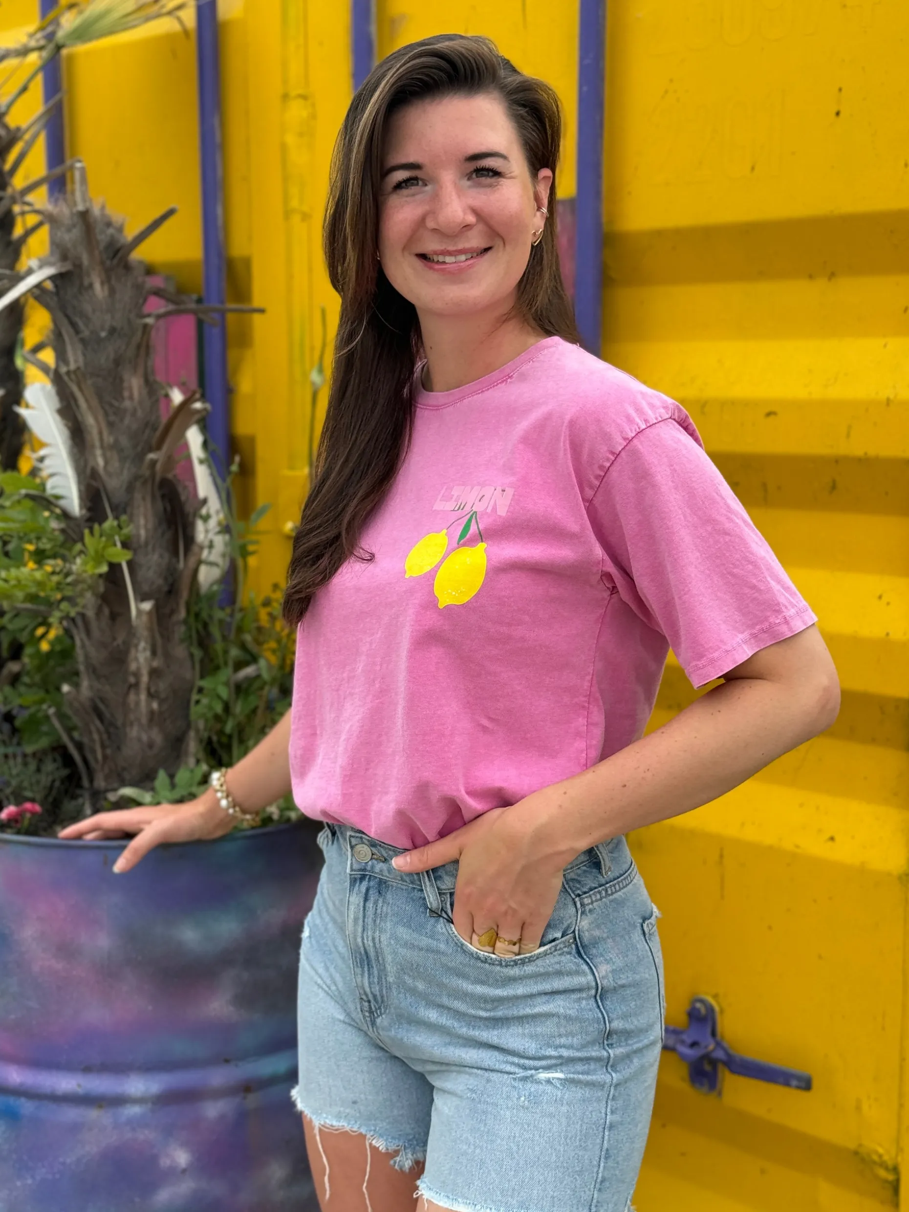Shirtje Limone roze