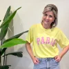 Shirtje Paris geel