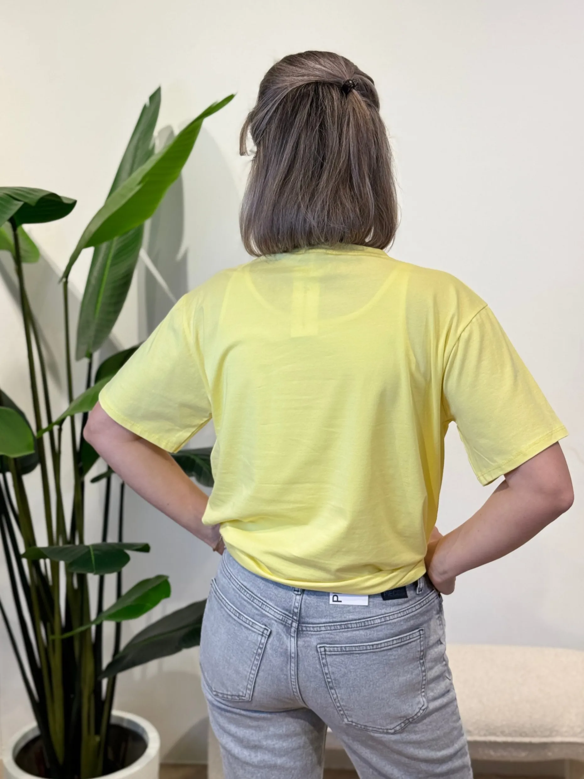 Shirtje Paris geel