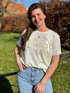 Shirtje vintage off white