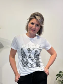 Shirtje Yes zwart