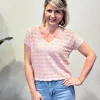 Shirtje Zigzag roze
