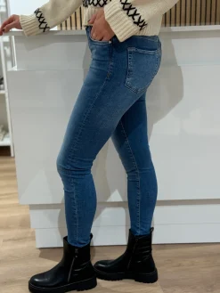 Skinny jeans Sophia blue vintage lengte 30 – C.O.J.