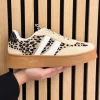 Sneakers beige with panter combination