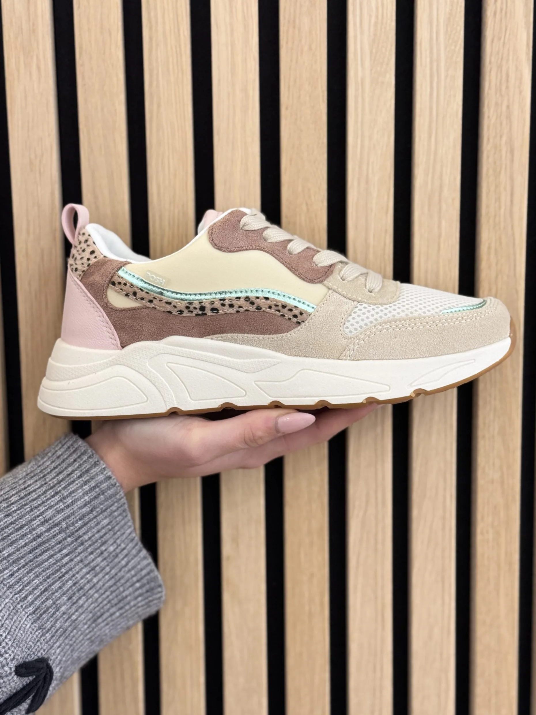 Sneakers beige/blush