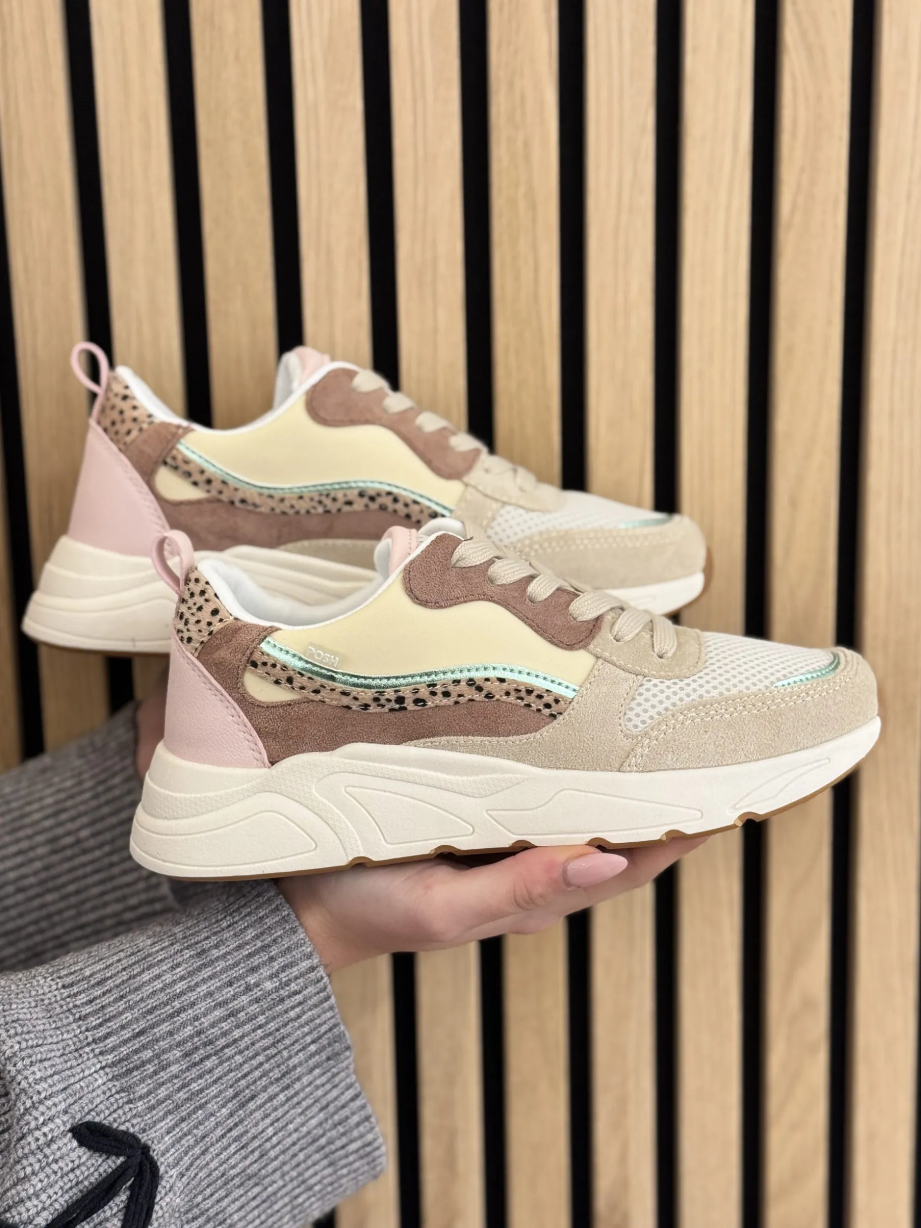 Sneakers beige/blush