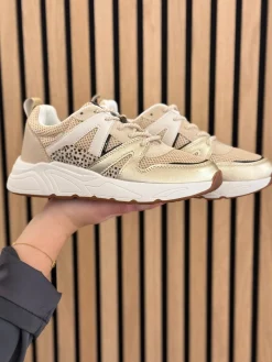 Sneakers beige-gold