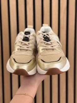 Sneakers beige-gold