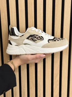 Sneakers brown animalprint