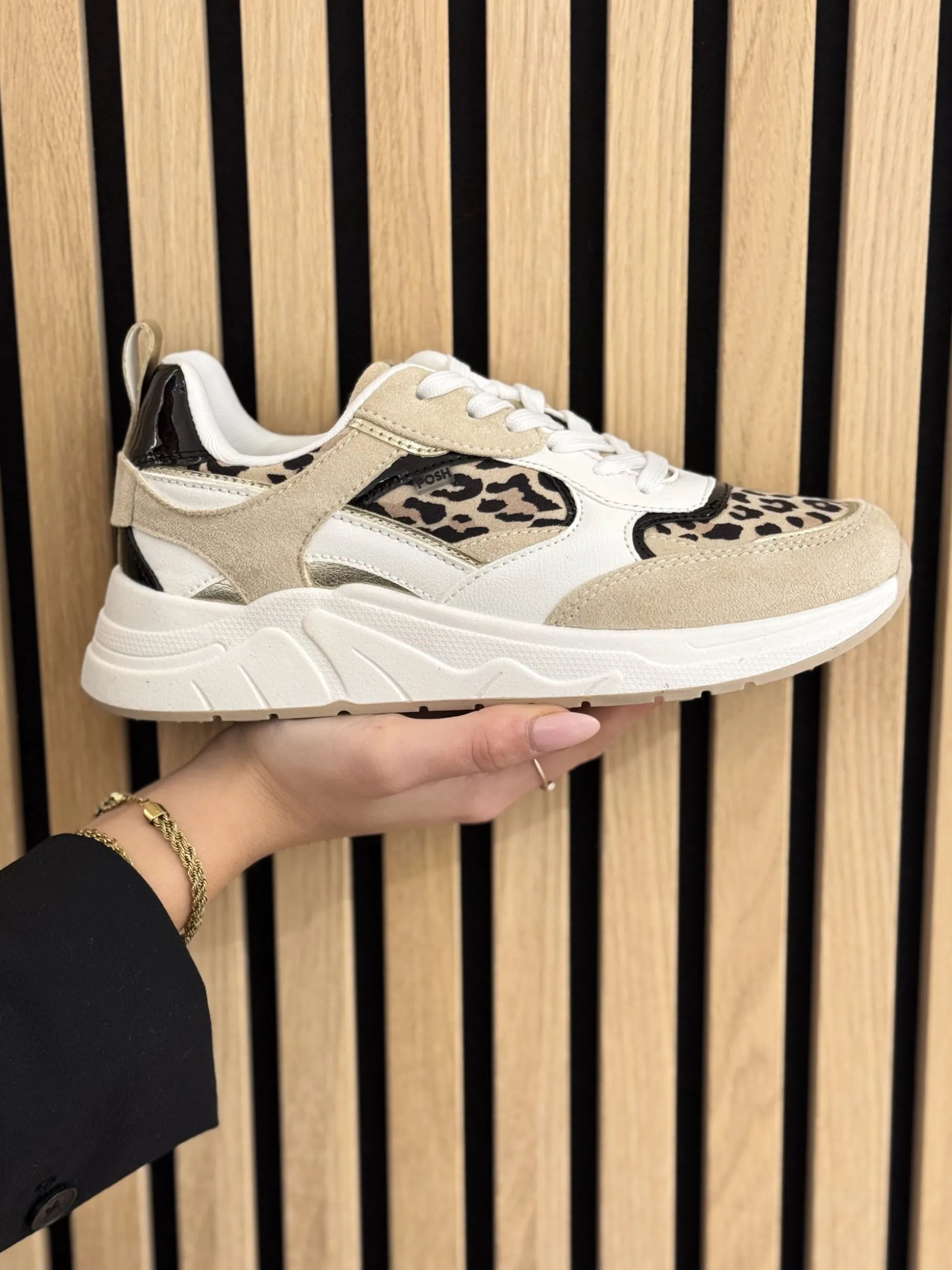 Sneakers brown animalprint