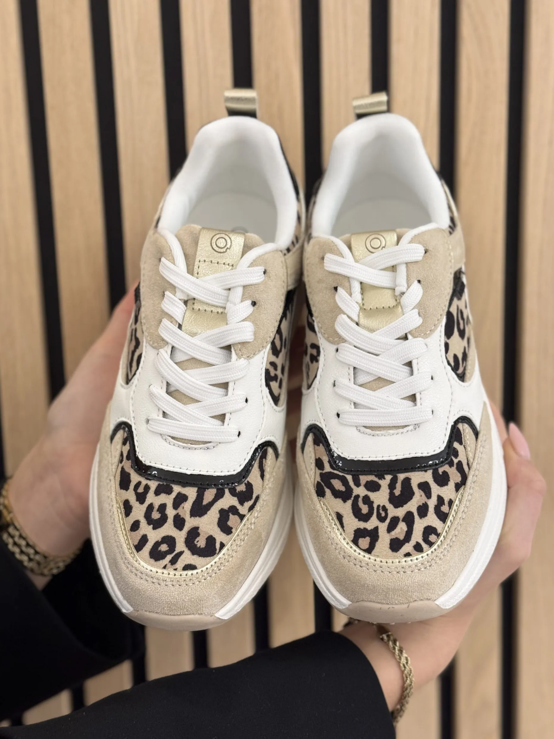 Sneakers brown animalprint