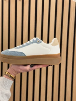 Sneakers denim with combination