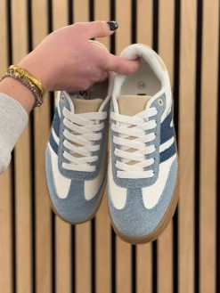 Sneakers denim with combination