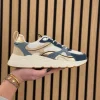 Sneakers denim with white combination