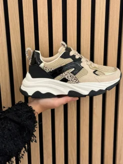 Sneakers Gigi beige with combination
