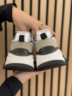 Sneakers Polly grey with combination