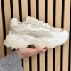 Sneakers Polly white with gold combination