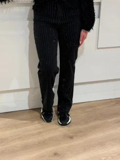 Straight jeans Lia black diamond