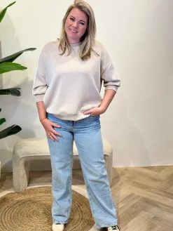Sweater Leila taupe
