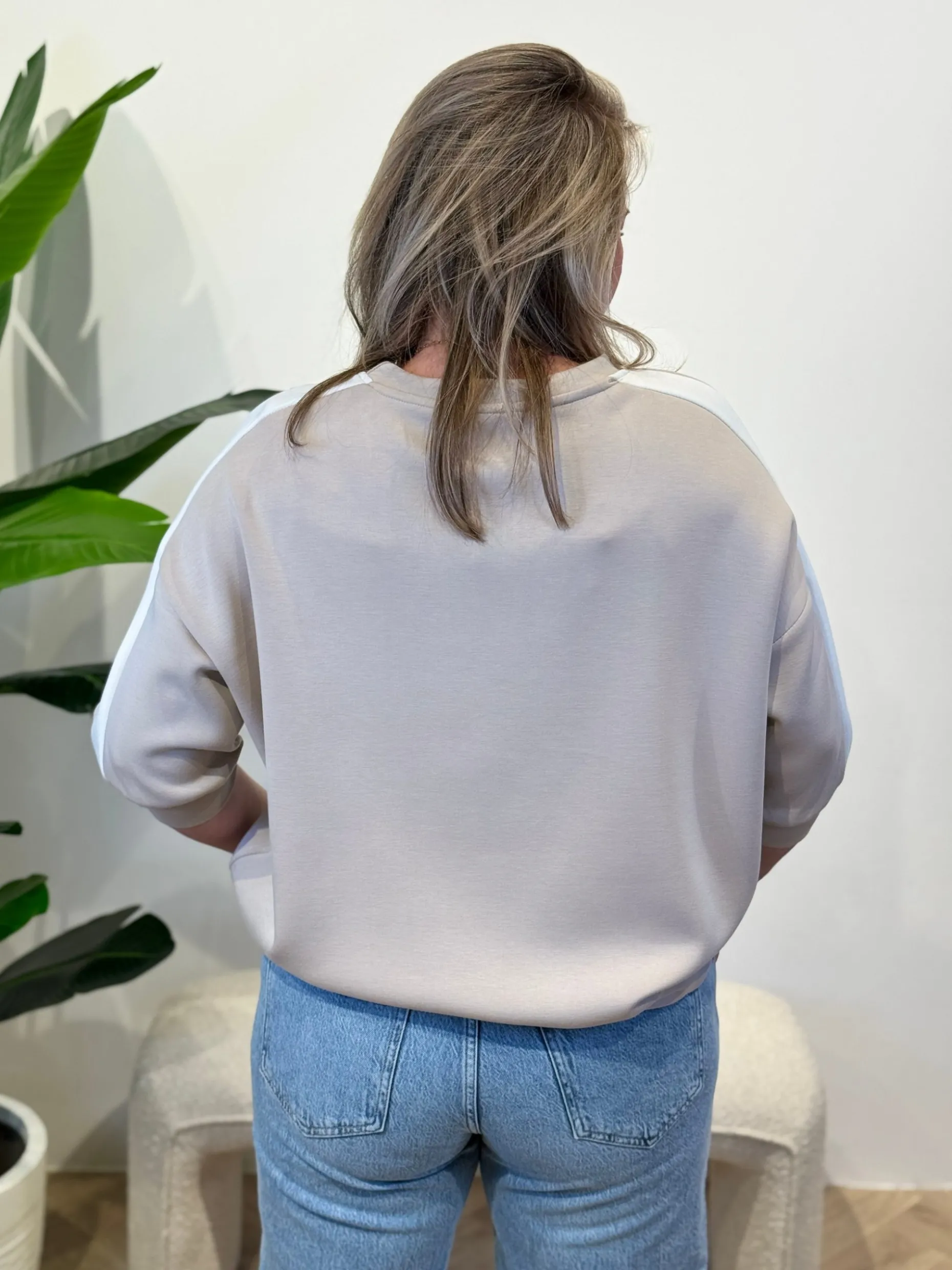 Sweater Leila taupe