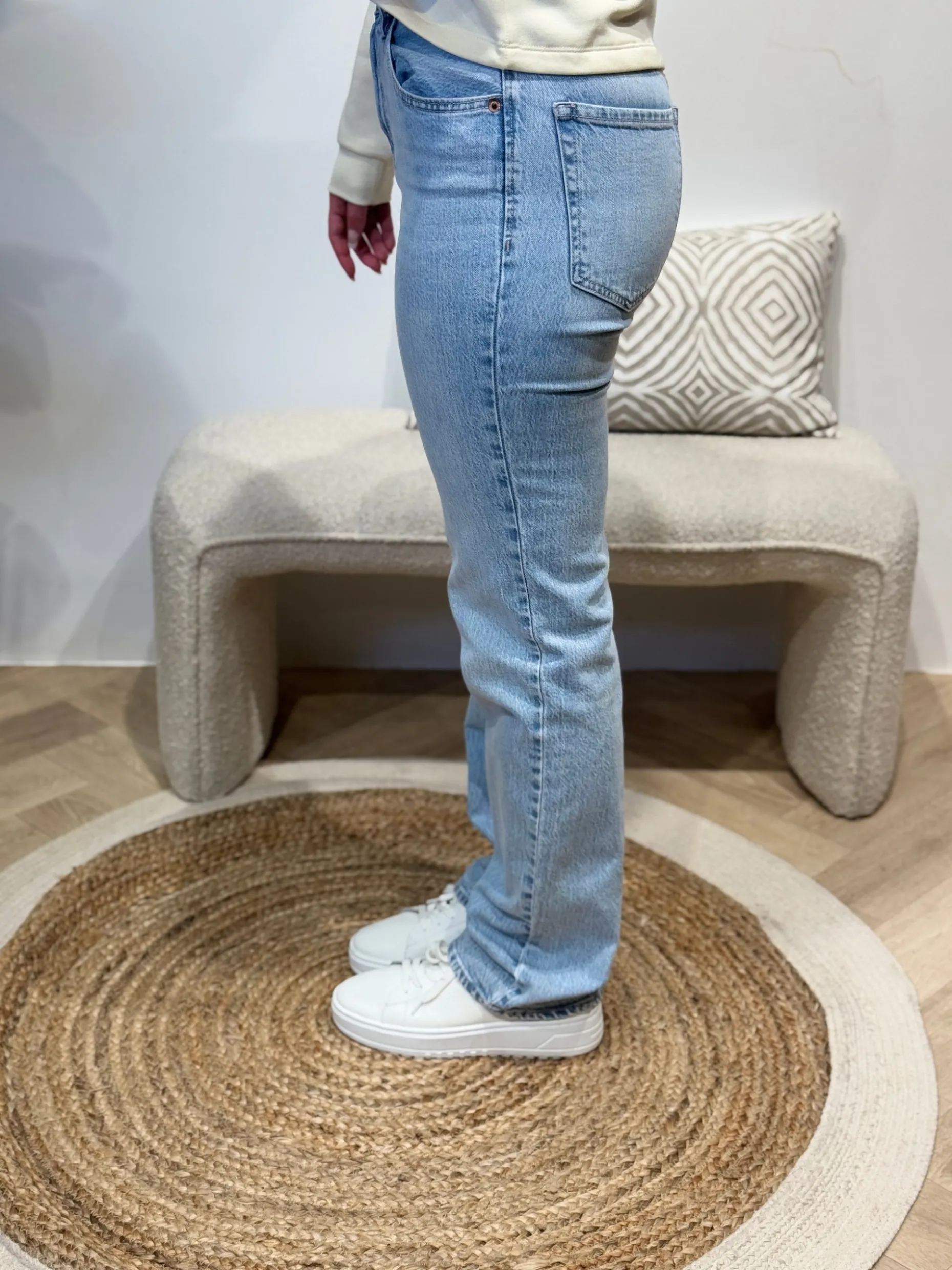 Tessa straight jeans light blue lengte 32 – Vero Moda