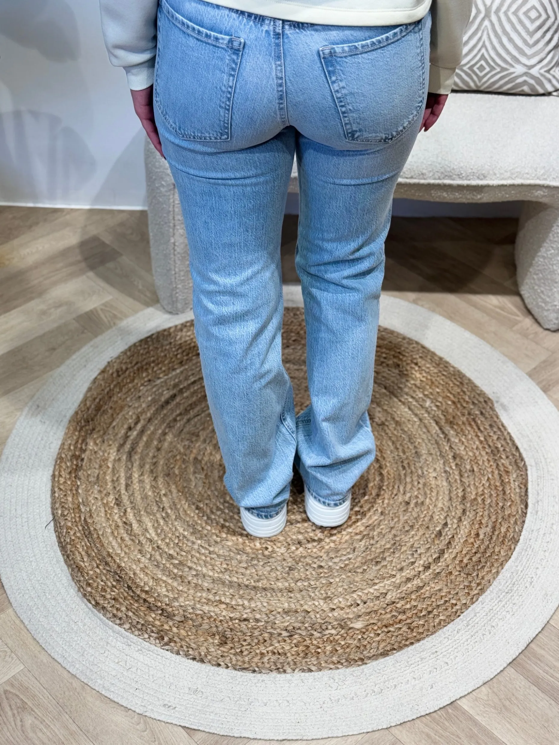 Tessa straight jeans light blue lengte 32 – Vero Moda