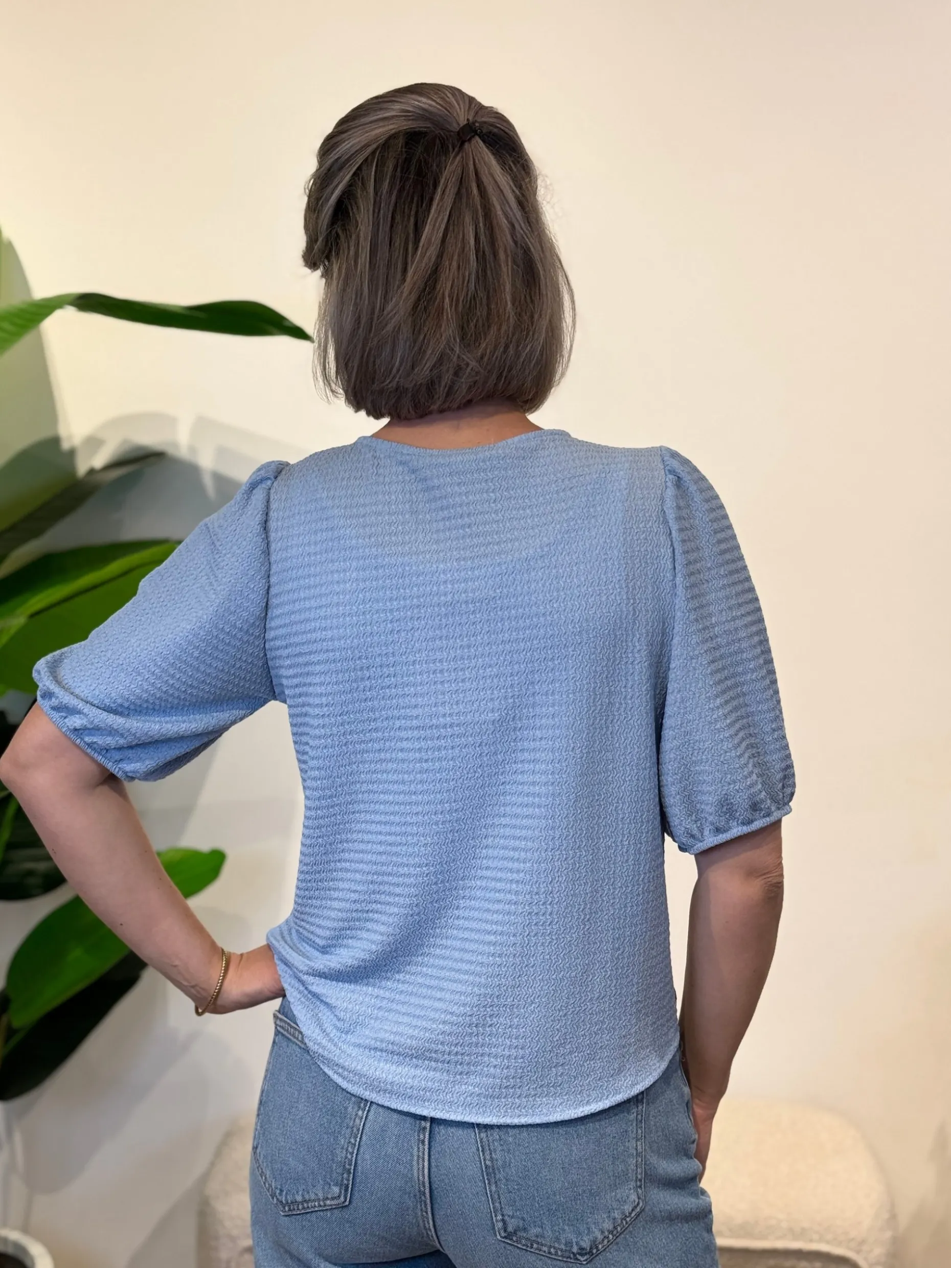 Top Ariane blauw
