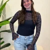 Top Lizzy kant donkerblauw