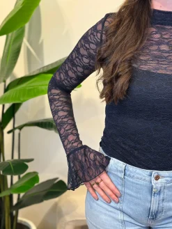 Top Lizzy kant donkerblauw