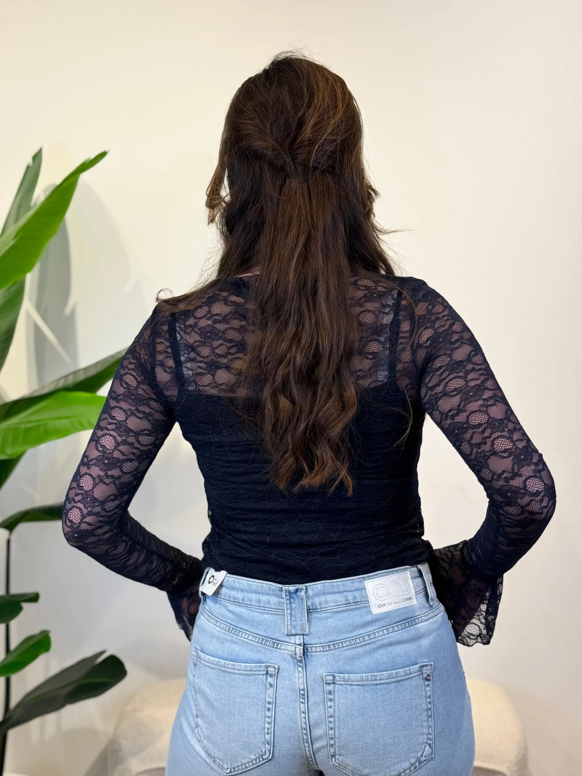 Top Lizzy kant donkerblauw