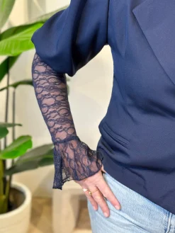 Top Lizzy kant donkerblauw