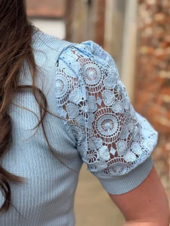 Top Maura blauw