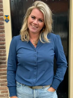 Travelstof blouse Eefke moonlit ocean