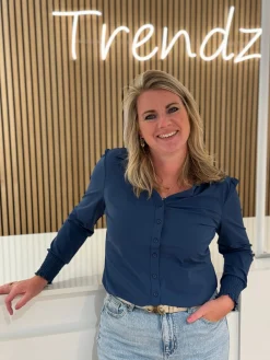Travelstof blouse Eefke moonlit ocean