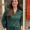 Travelstof blouse Eefke pine grove
