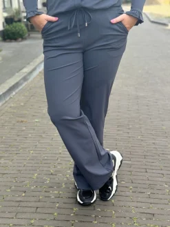 Travelstof broek Lotte anthracite