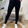 Travelstof broek Maaike zwart
