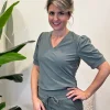 Travelstof shirt Diede balsam green