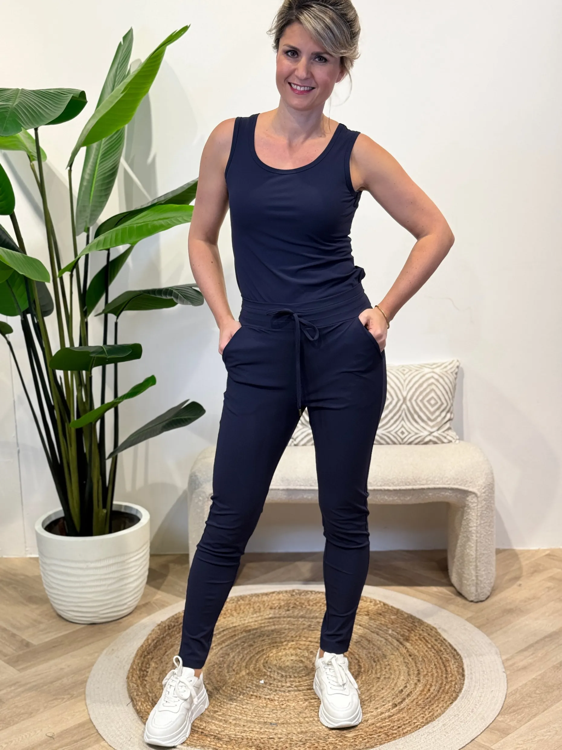 Travelstof Top Jinthe navy