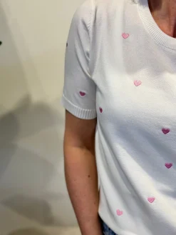 Truitje hearts roomwit/roze