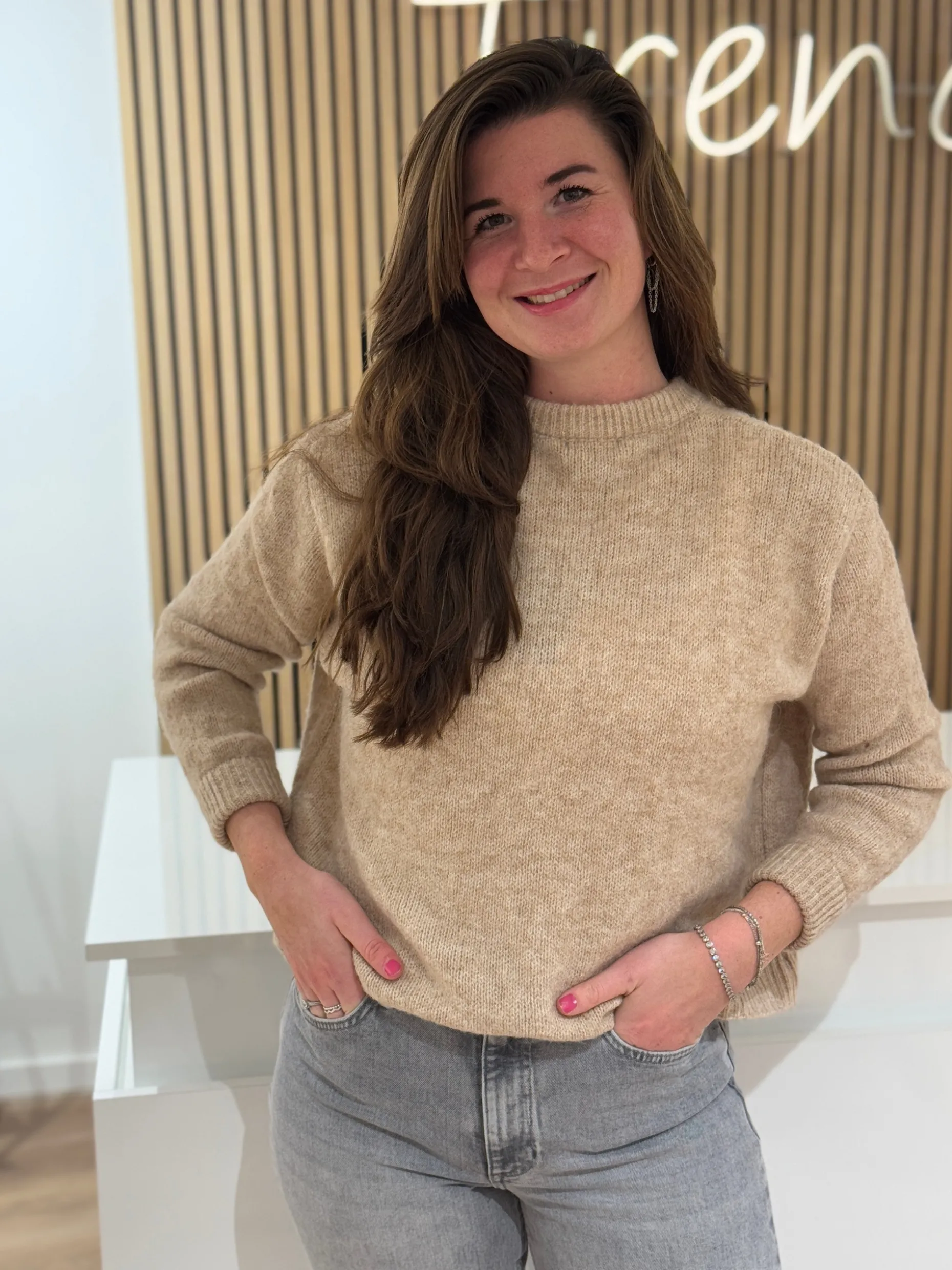 Vestje Saar beige