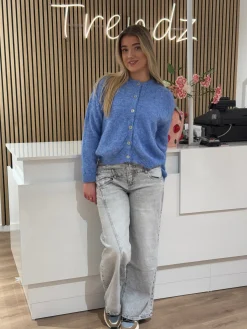 Vestje Saar jeansblauw