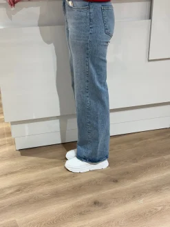 Wide jeans Juicy medium blue lengte 32 – Only