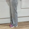 Wide jeans Juicy medium grey denim lengte 34 – Only
