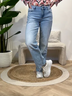 Wide jeans Nova light blue C.O.J. lengte 30