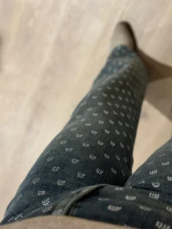 Wide leg jeans diamond