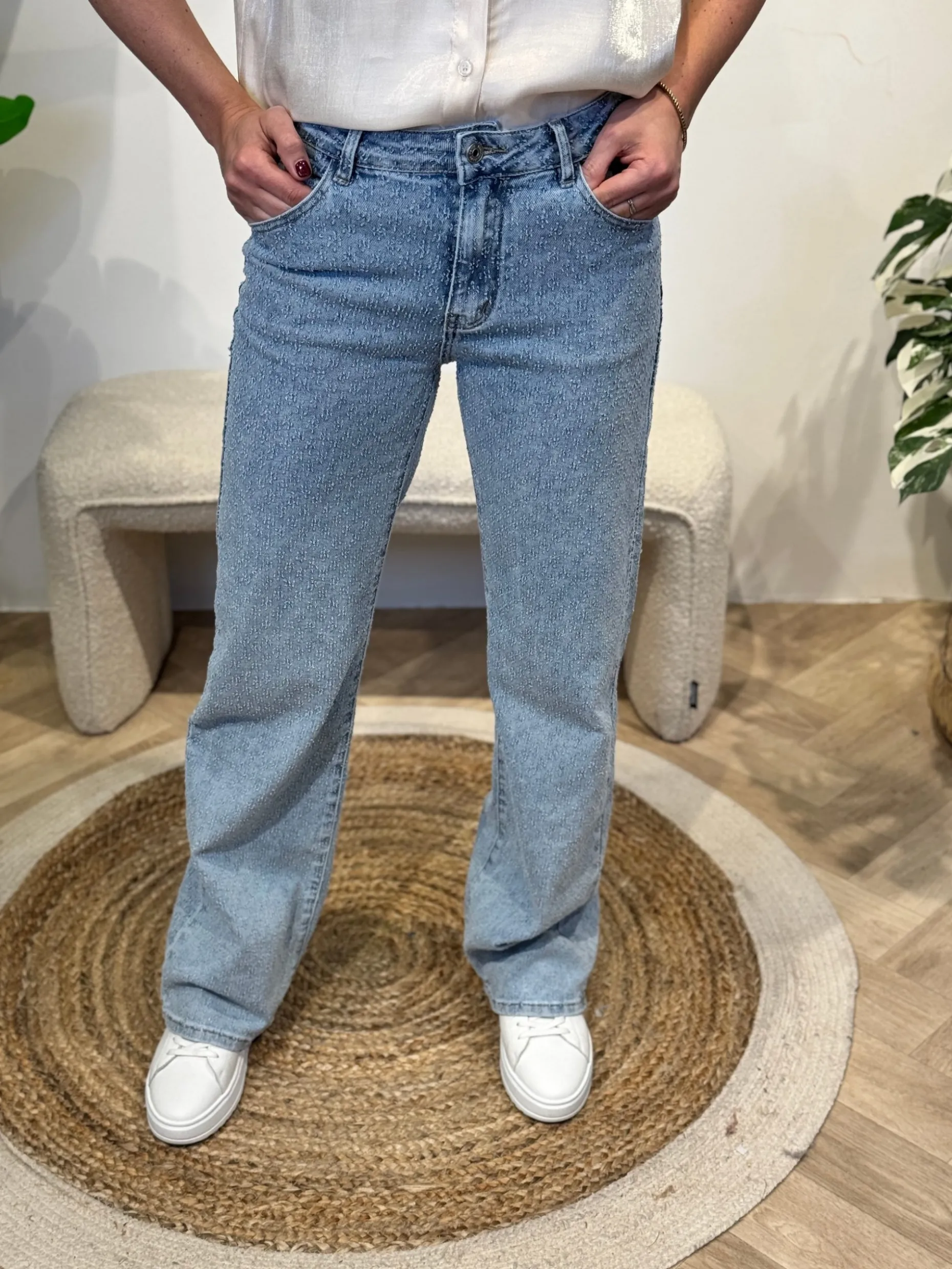 Wide leg jeans Esmée light blue