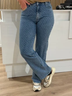Wide leg jeans Esmée medium blue
