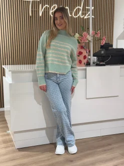 Wide leg jeans Milou light blue